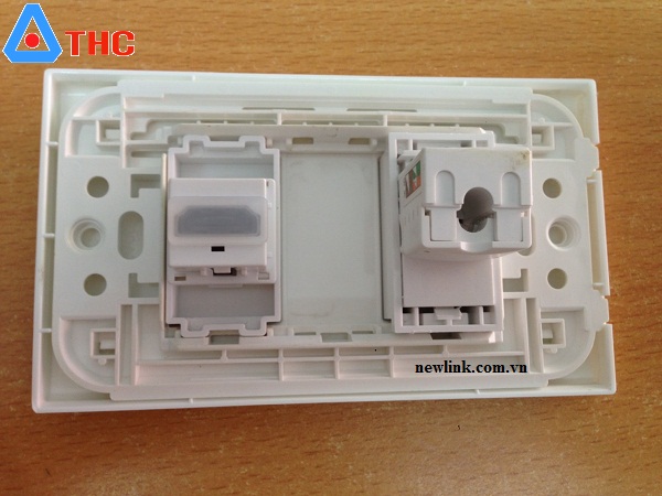 Bộ ổ cắm mạng + HDMI đi âm tường